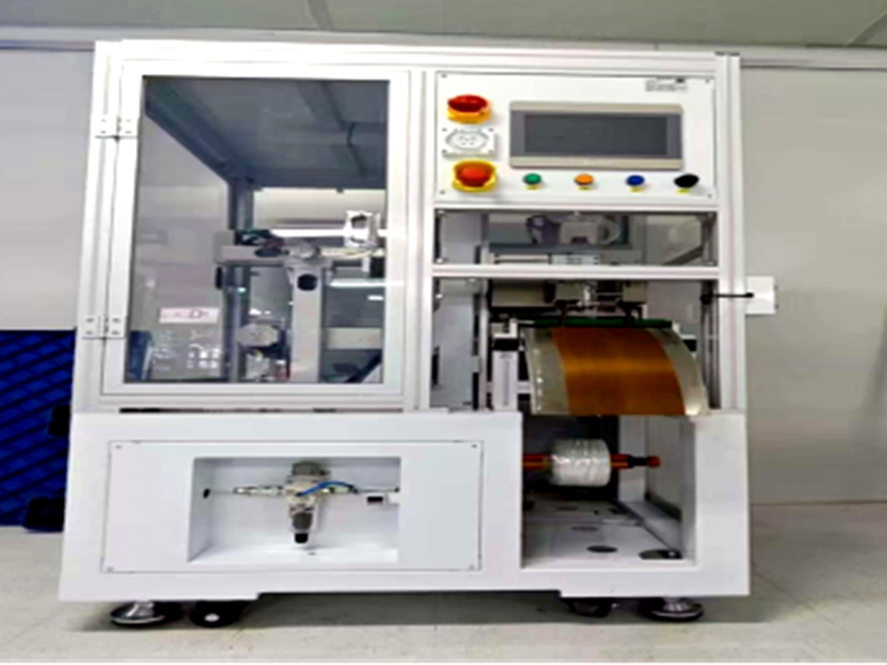 Double channel film tearing machine
