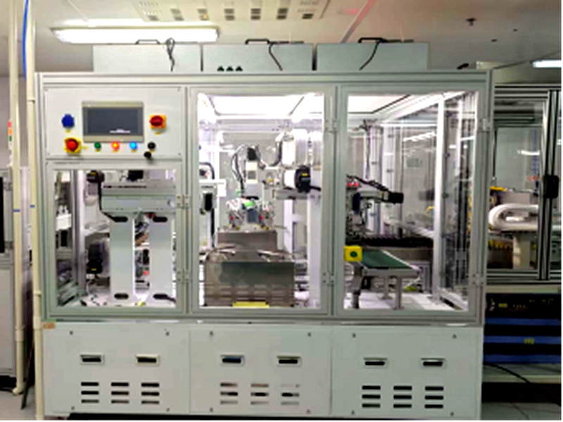 Four channel strip film tearing machine